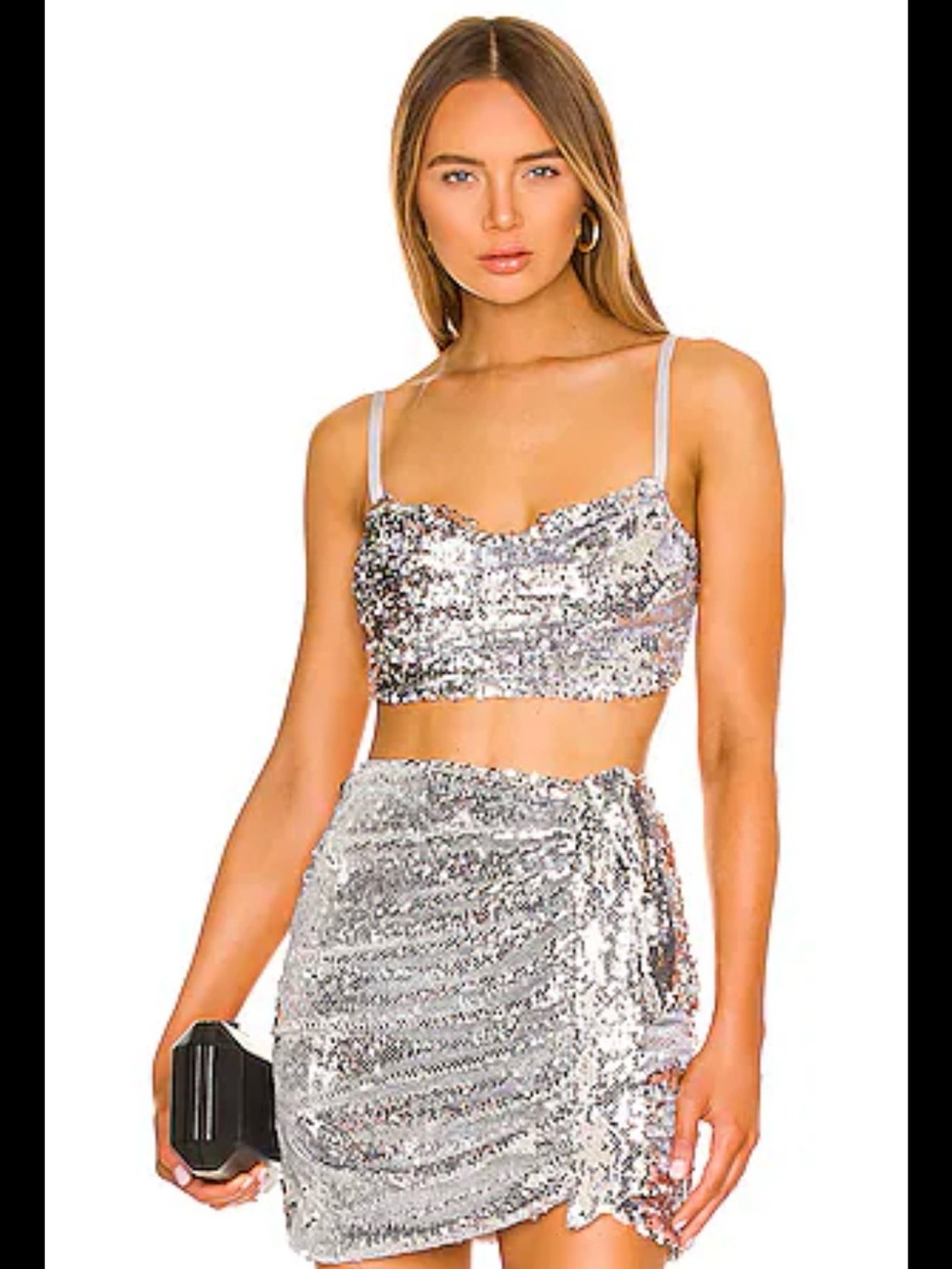 Revolve OW Collection Two Piece Sequin Set NWT